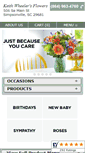 Mobile Screenshot of keithwheelersflowers.com